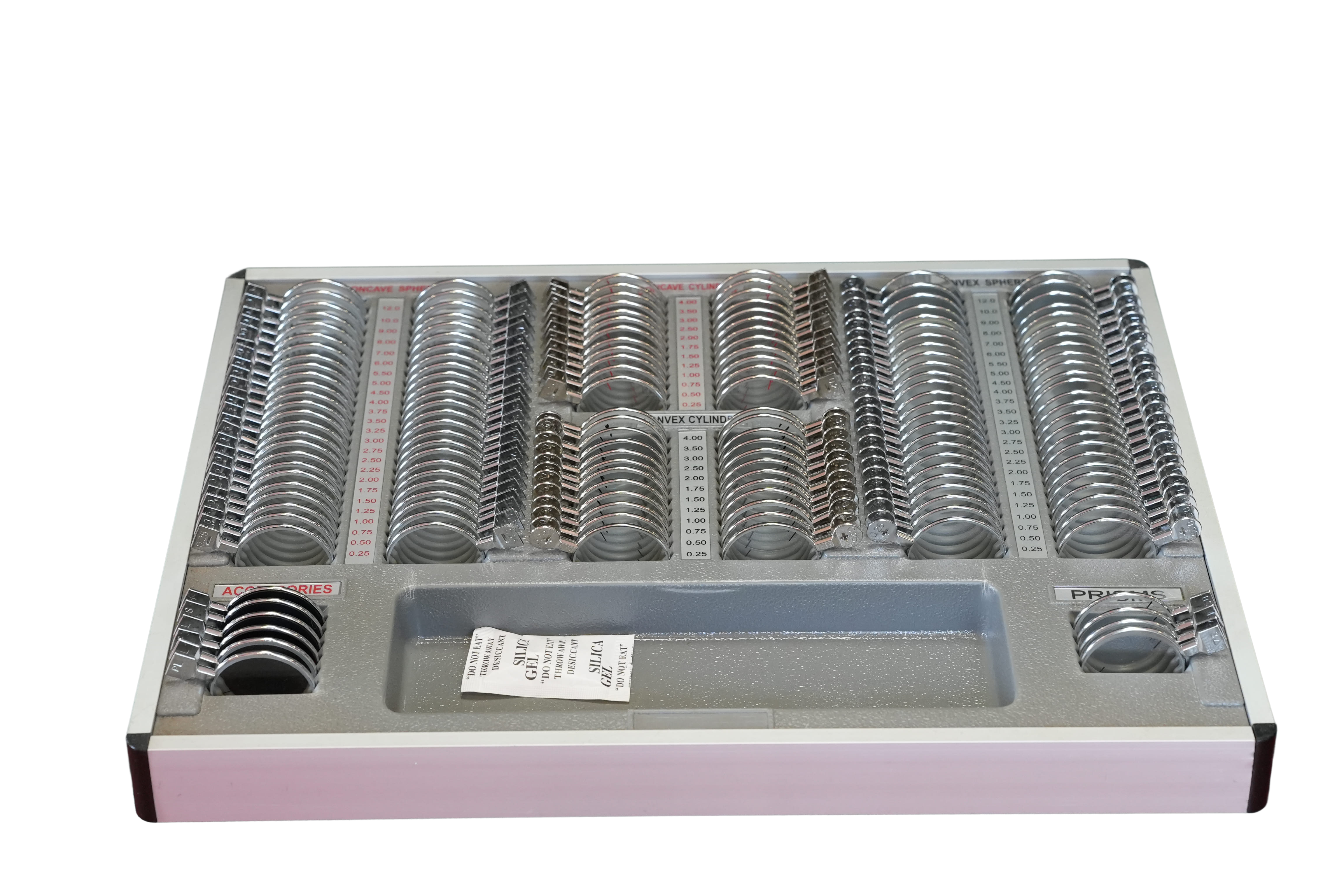 JC-158 验光镜片箱（塑料红白圈） 图片 2