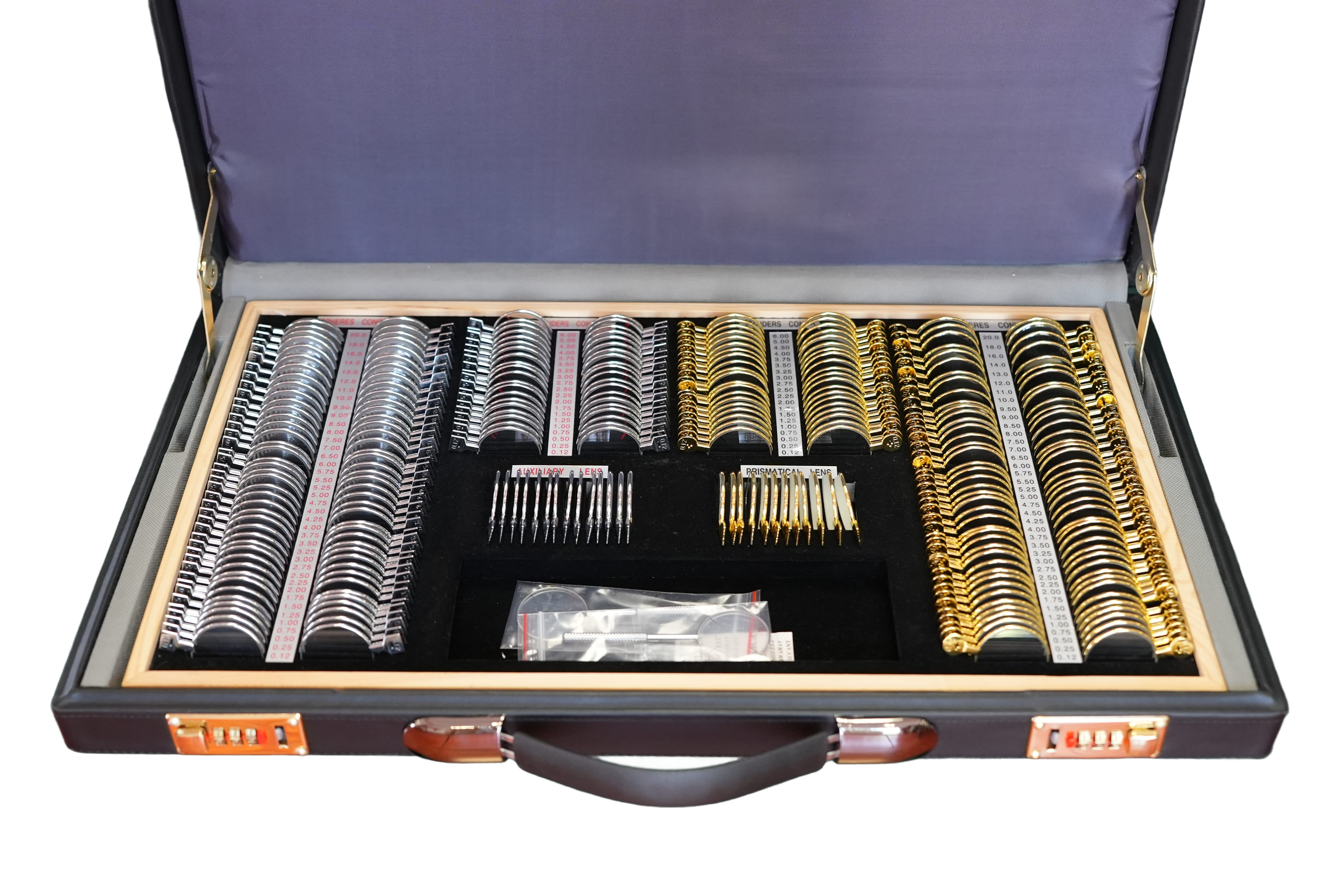 JP-266A 验光镜片箱（金属金银圈） 图片 2