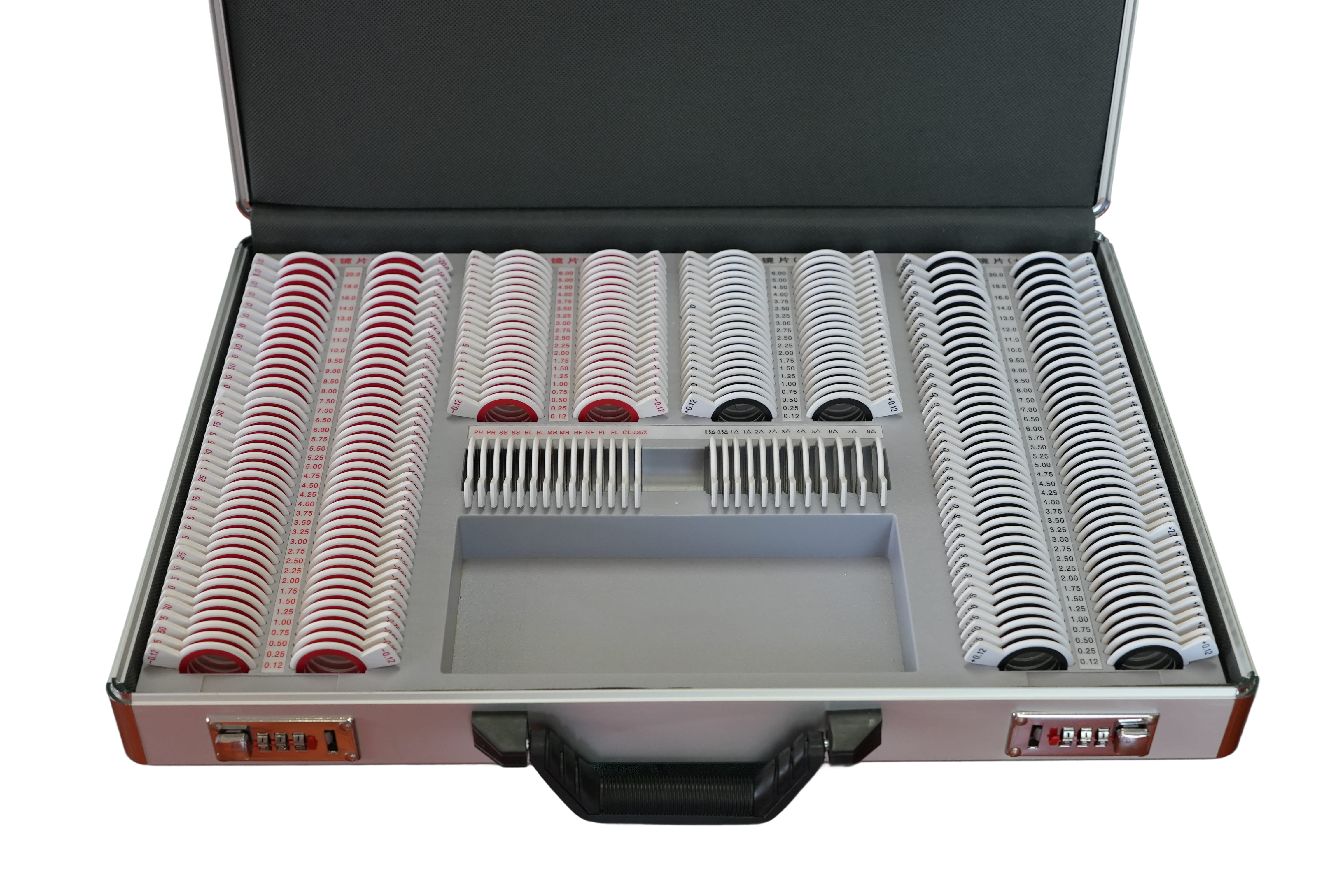 JP-266A 验光镜片箱（塑料红白圈） 图片 3