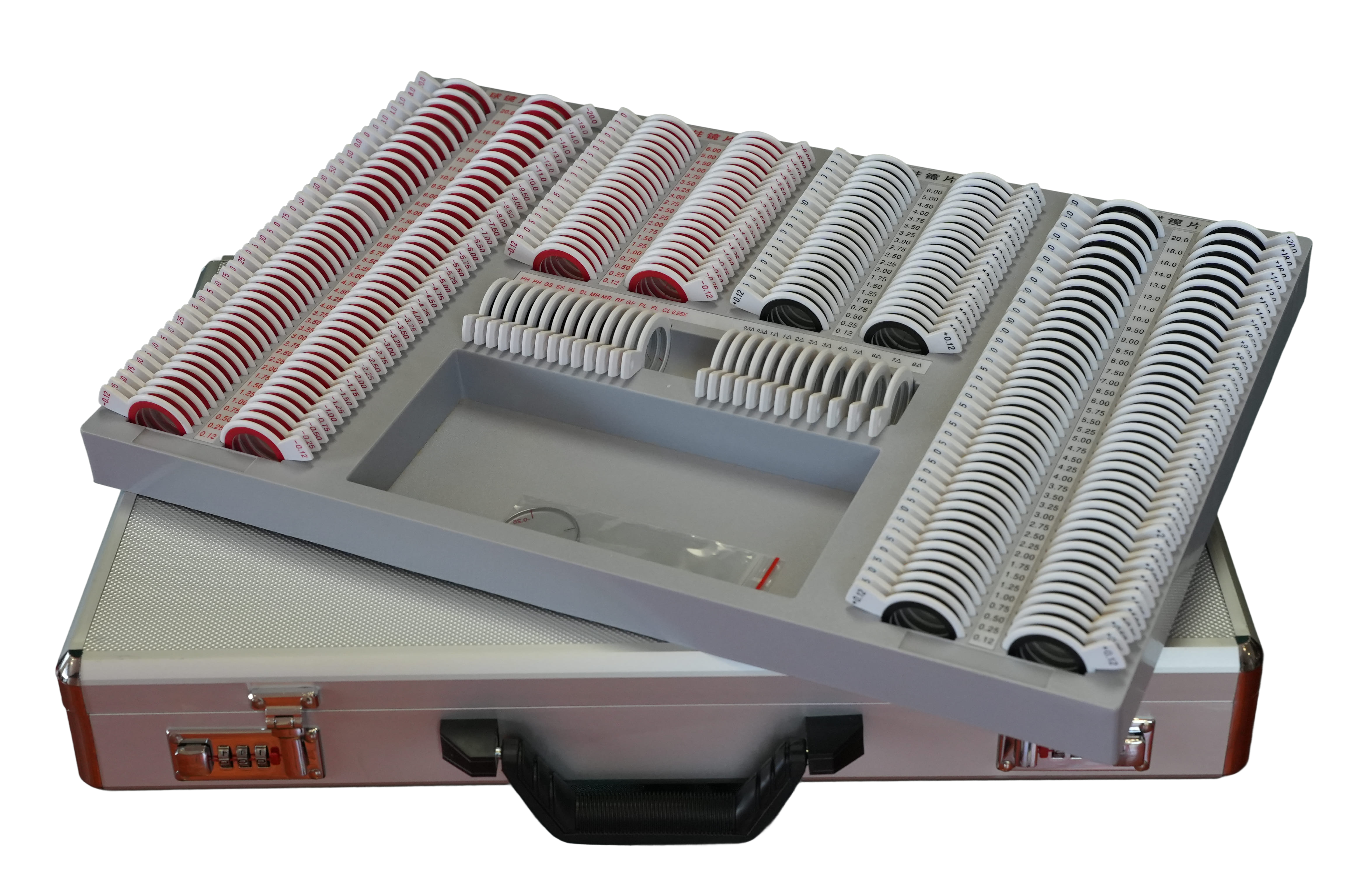 JP-266A 验光镜片箱（塑料红白圈） 图片 4